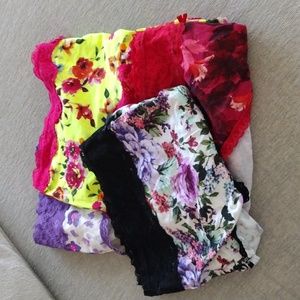Lot of Four NWOT Torrid Lace Trimmed Underwear Panties size 4